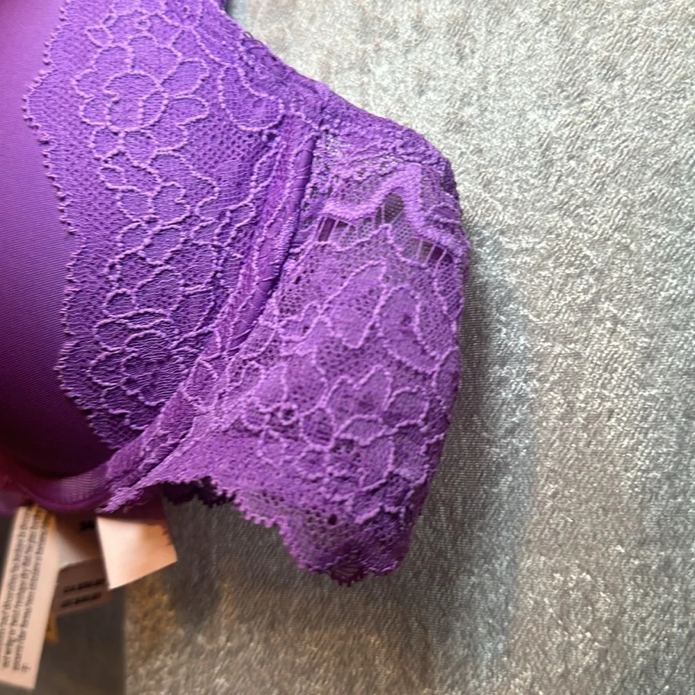 Victoria's‎ Secret Dream Angels Purple Lace Push-Up Bra 34A 11206496